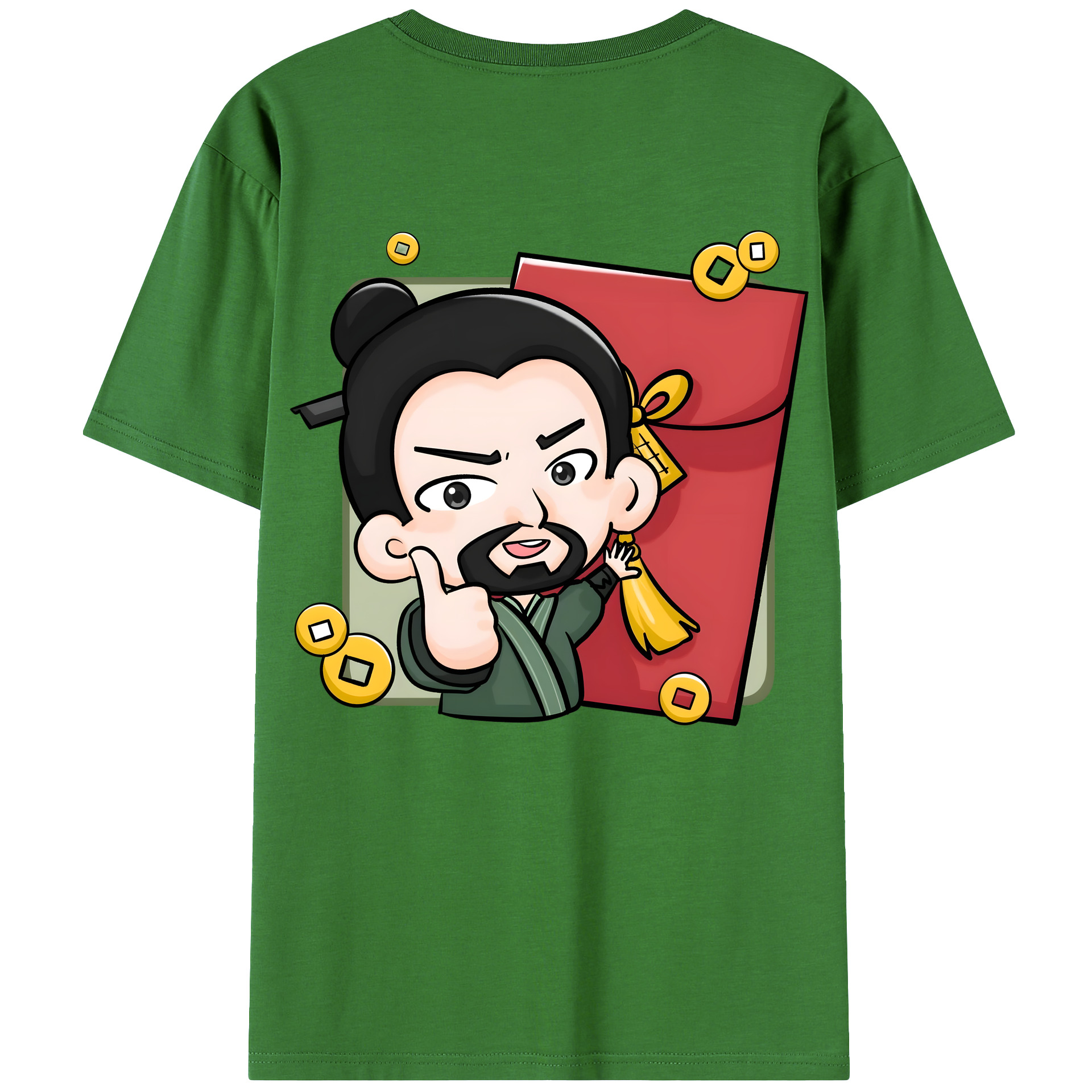 （画像用） Ne Zha 2 ナタ 魔童の大暴れ レディース半袖Tシャツ(バックプリント)